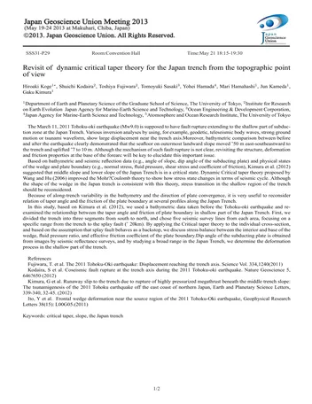 Más sobre La Influencia del Taper Crítico en la Capacidad de Carga y el Asentamiento de Estructuras Geotécnicas.