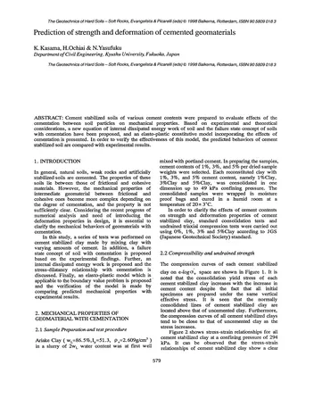 Más sobre La Cementación de Suelos Estabilizados en Geotecnia.