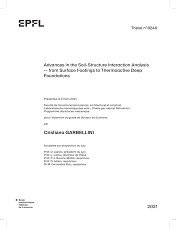 Más sobre Avances en el Análisis de la Interacción Suelo-Estructura - Desde Cimientos Superficiales hasta