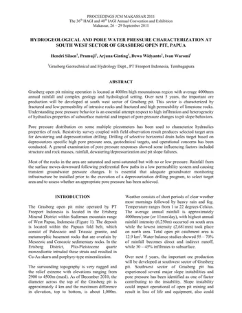 Más sobre Respuesta Hidromecánica de Rocas Sedimentarias del Sur de Ontario.
