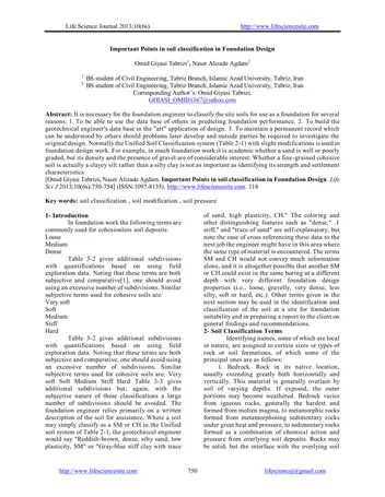 Más sobre Problemas Relacionados con la Clasificación de Suelos Coluviales en Morrenas Jóvenes.