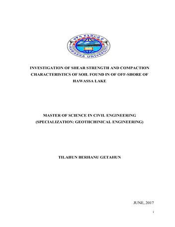 Más sobre Investigación de las Características de Compactación y Resistencia al Corte del Suelo Encontrado en