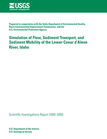 Más sobre Simulación del Flujo, Transporte de Sedimentos y Movilidad de Sedimentos del Bajo Coeur.