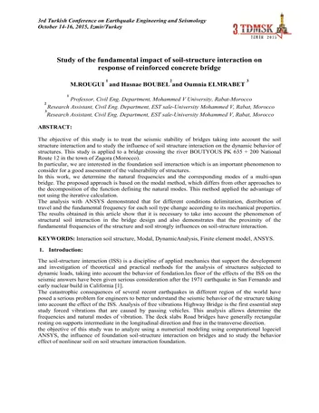 Más sobre Estudio del Impacto Fundamental de la Interacción Suelo-Estructura